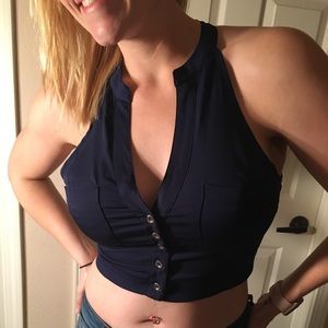 👚 Bebe Button-Up Blouse 👚